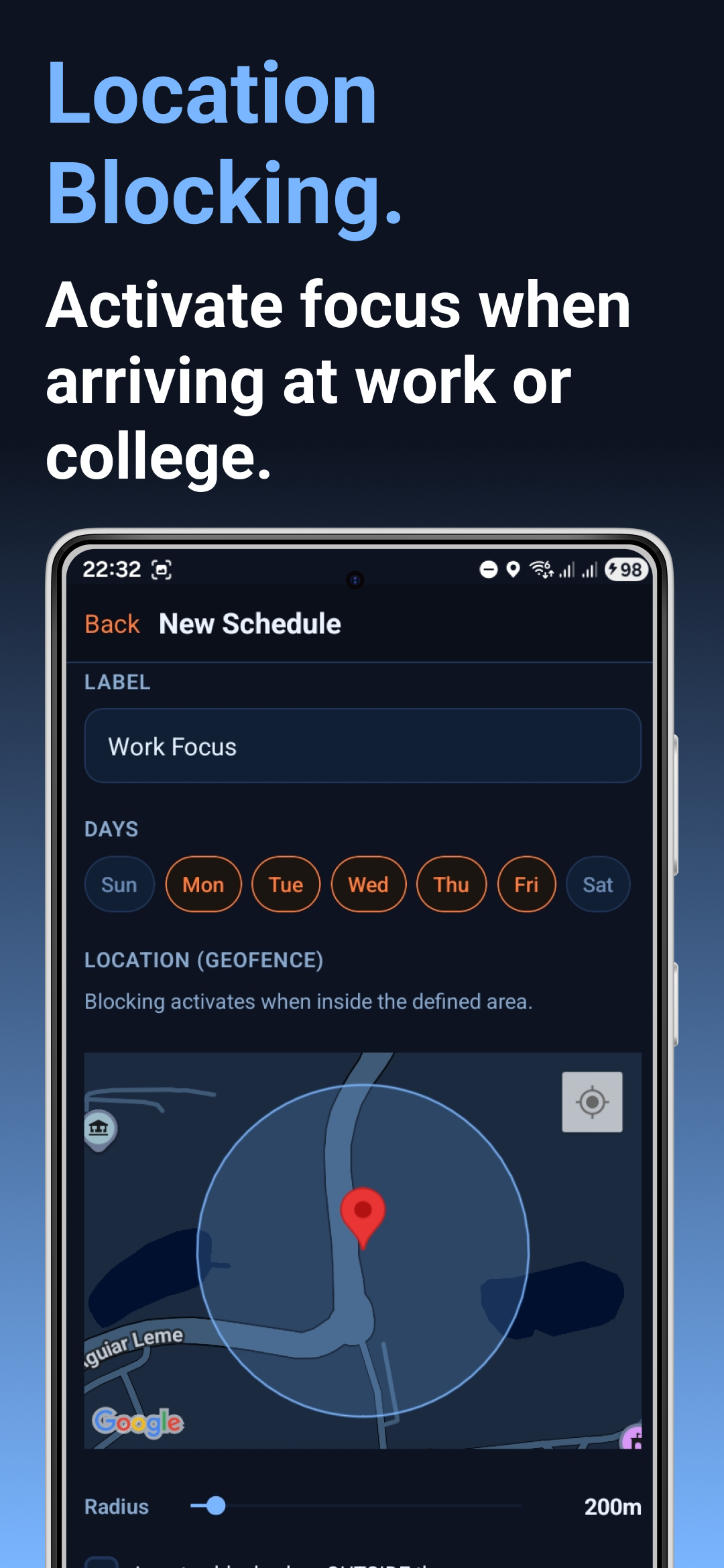 Location-based blocking